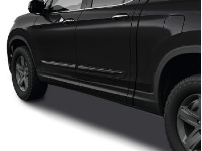 2017–2026 Ridgeline Crystal Black Body Side Moldings – 08P05T6Z131