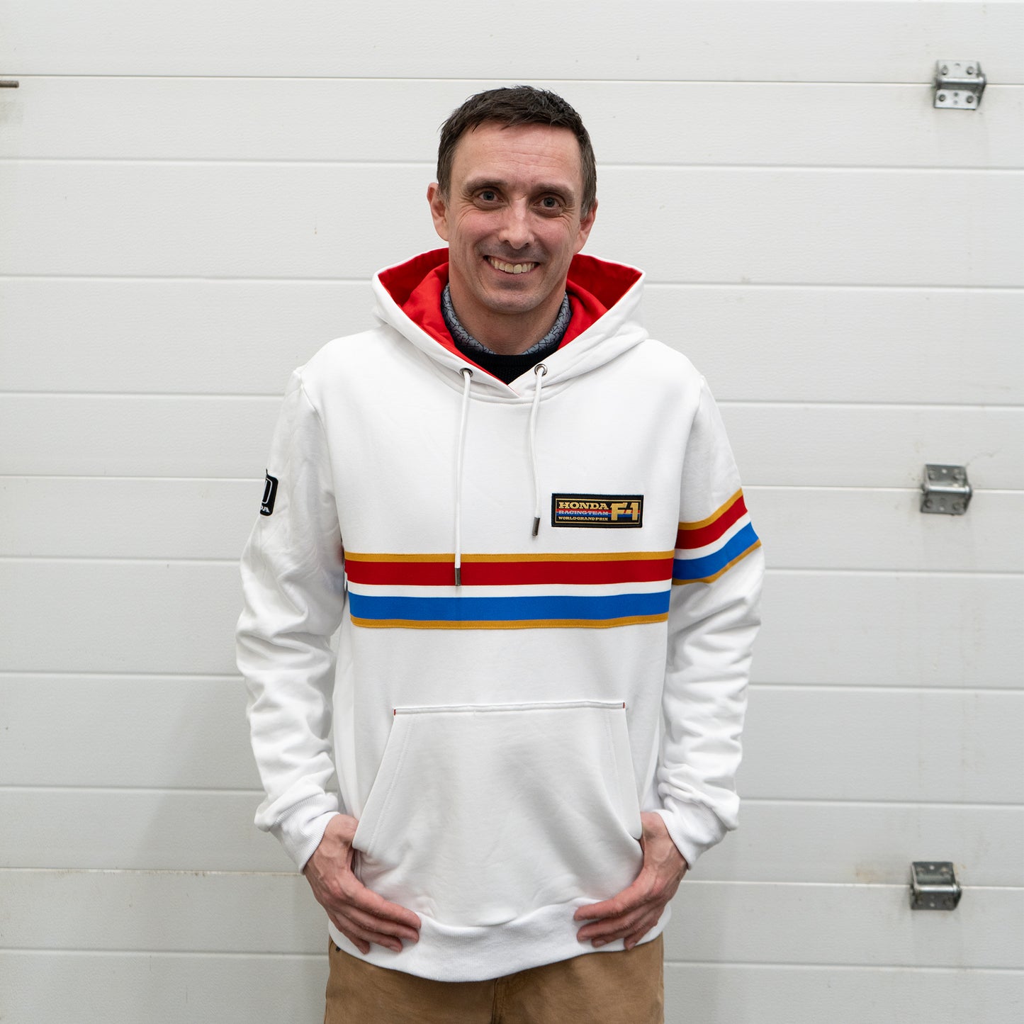 1986 Honda F1 Team Hoodie (White) - Honda Vintage Culture