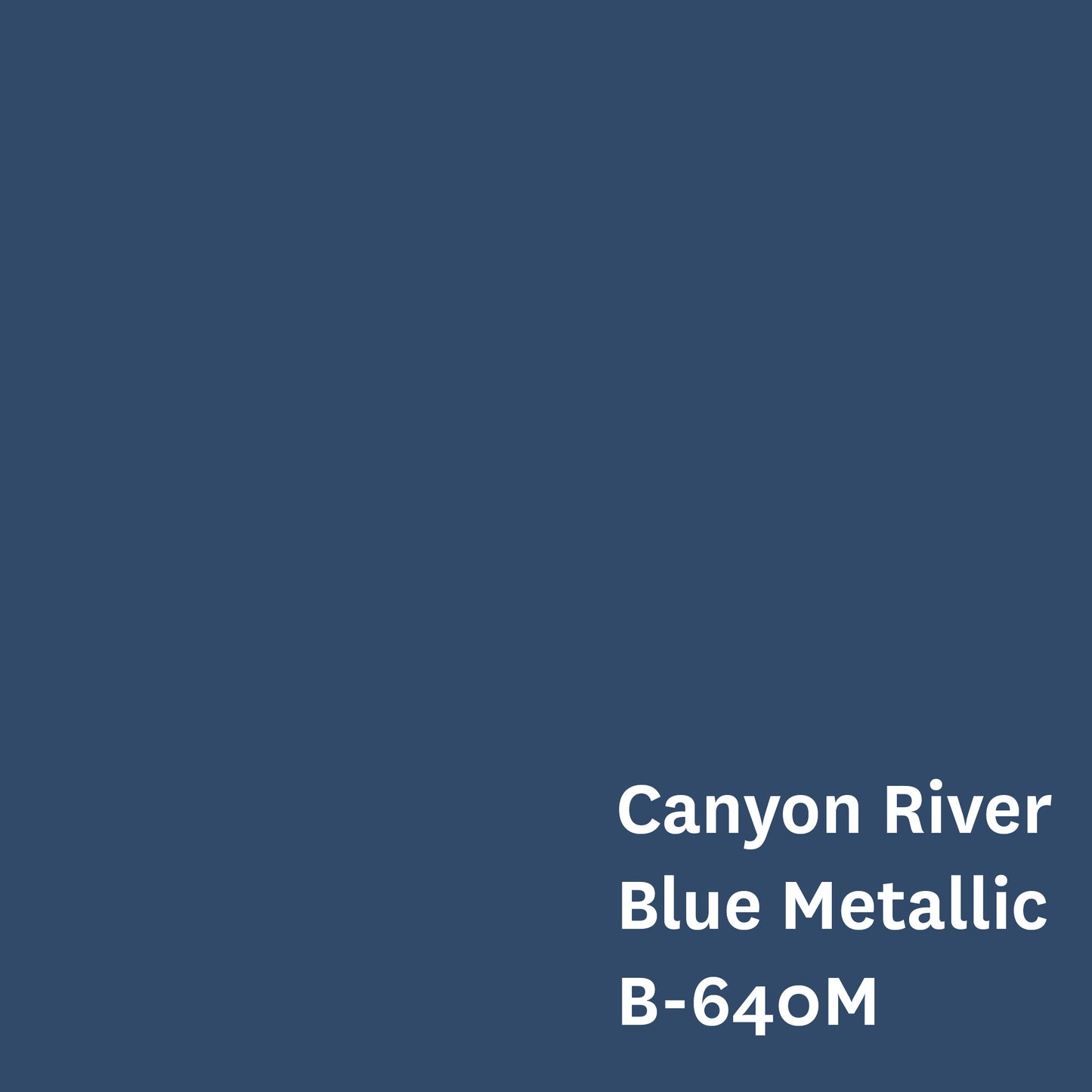 Honda Canyon River Blue Metallic (B-640M)