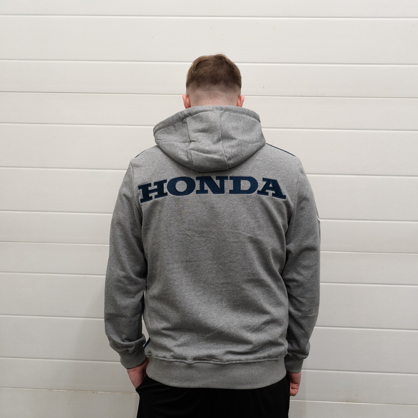 Honda Racing Team Hoodie (1968) - Gray - Honda Vintage Culture