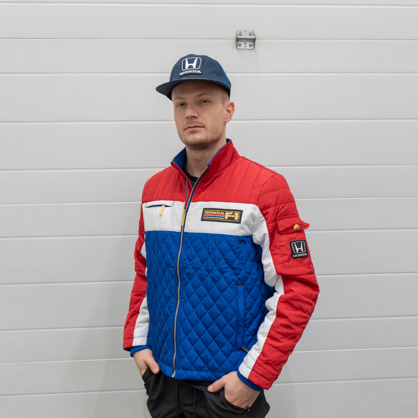 1983 Honda Racing Team F1 Quilted Jacket - Honda Vintage Culture