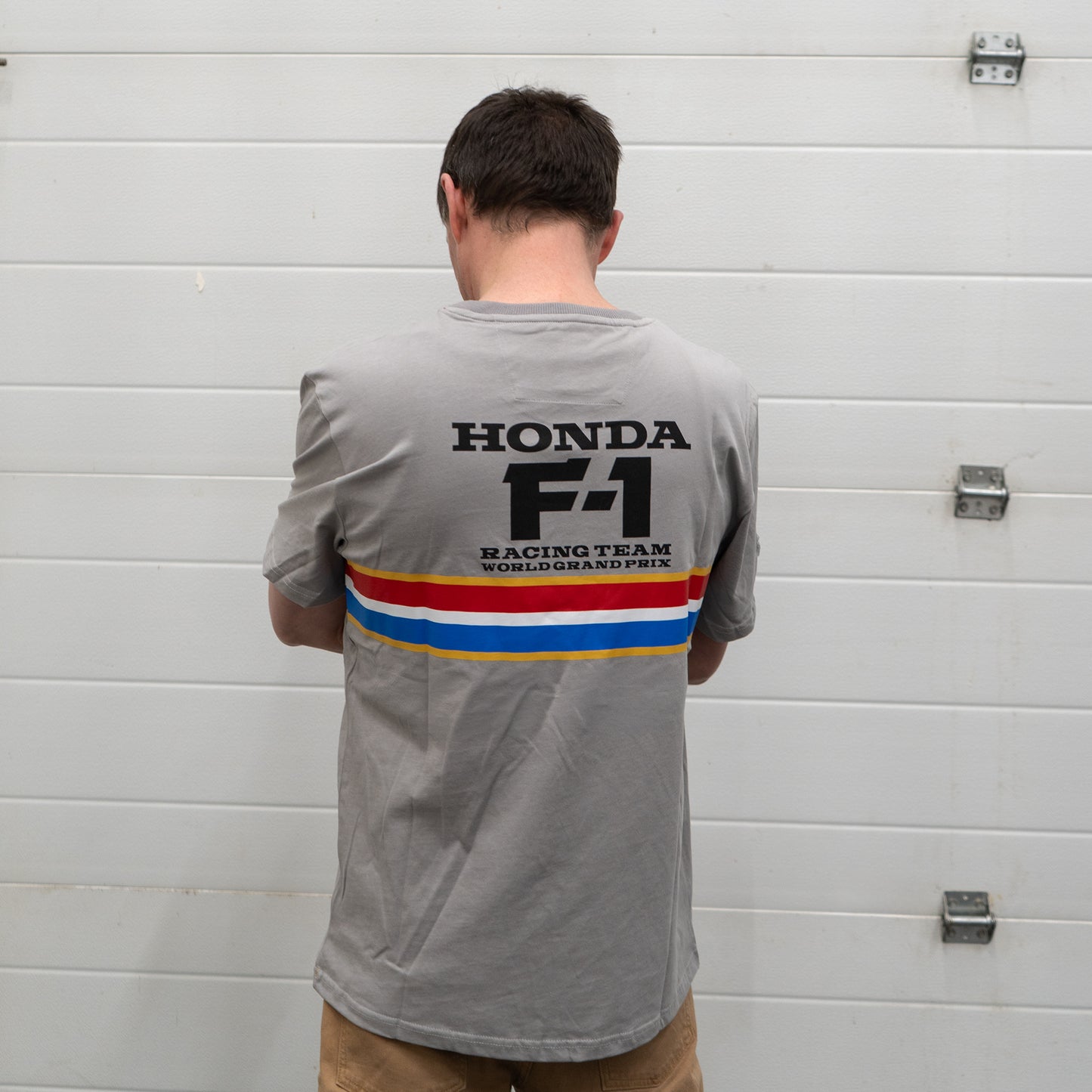 1986 Honda F1 Team Tee (gray) - Honda Vintage Culture