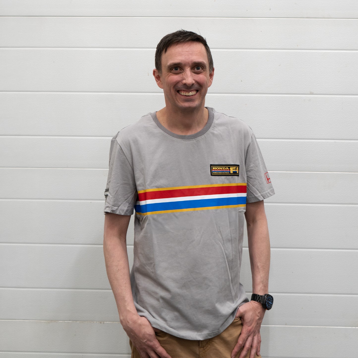 1986 Honda F1 Team Tee (gray) - Honda Vintage Culture