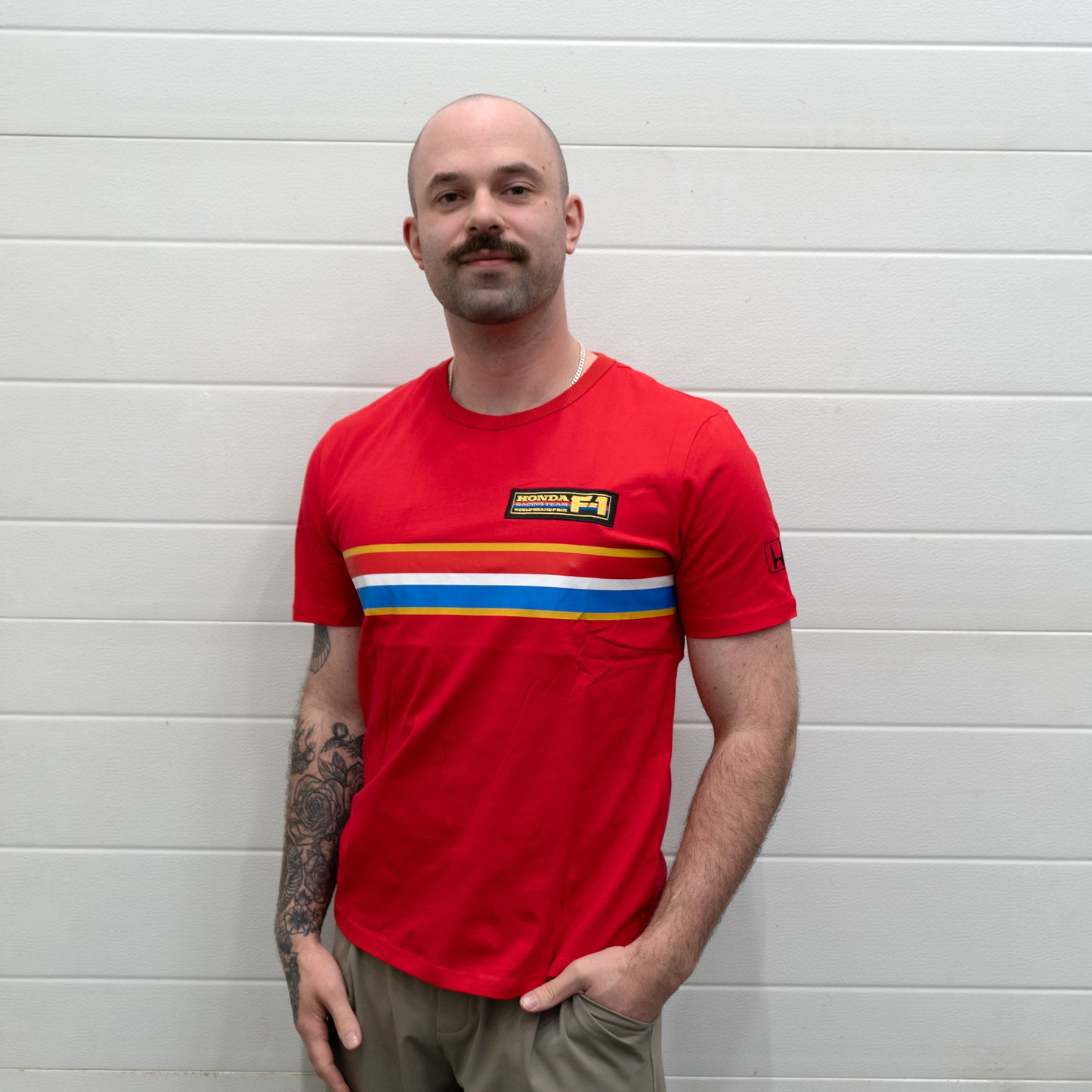 1986 Honda F1 Team Tee (red) - Honda Vintage Culture