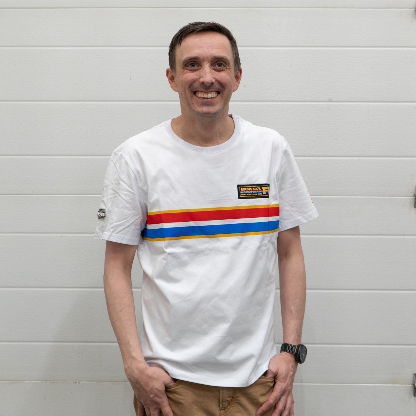 1986 Honda F1 Team Tee (white) - Honda Vintage Culture