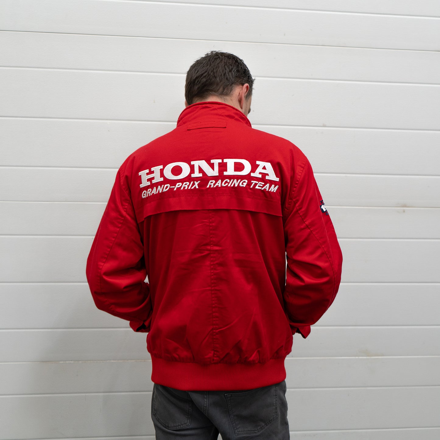1989 Honda Grand Prix Racing Team Twill Jacket - Honda Vintage Culture