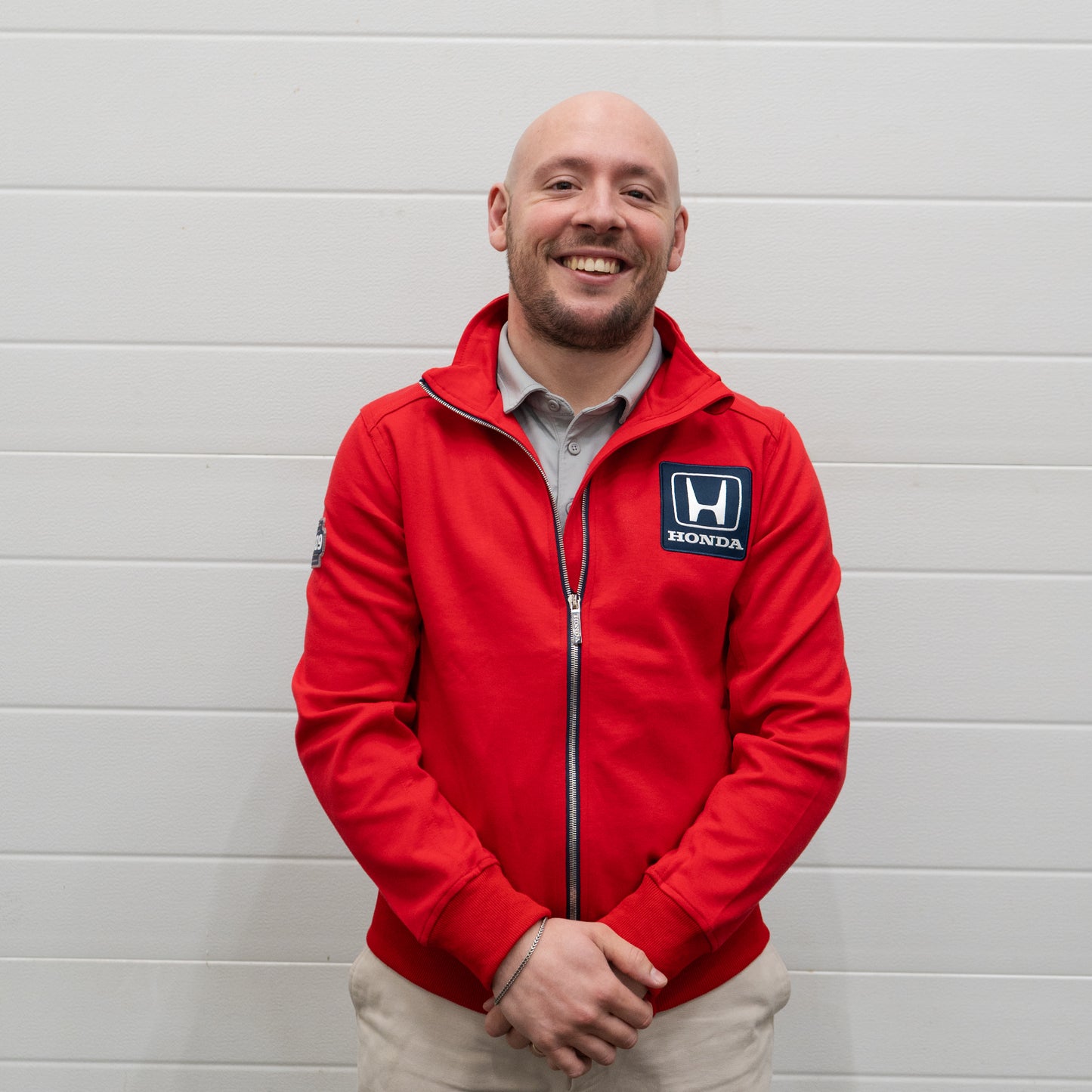 1989 Honda Grand Prix Racing Team Zipper Jacket - Honda Vintage Culture