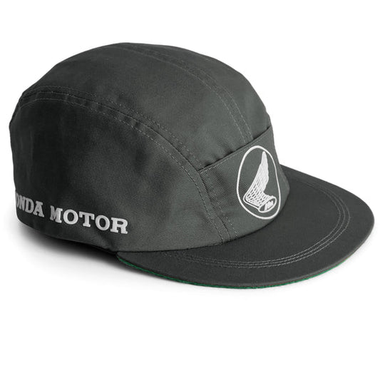 Gray cap with Honda Motor logo on a white background