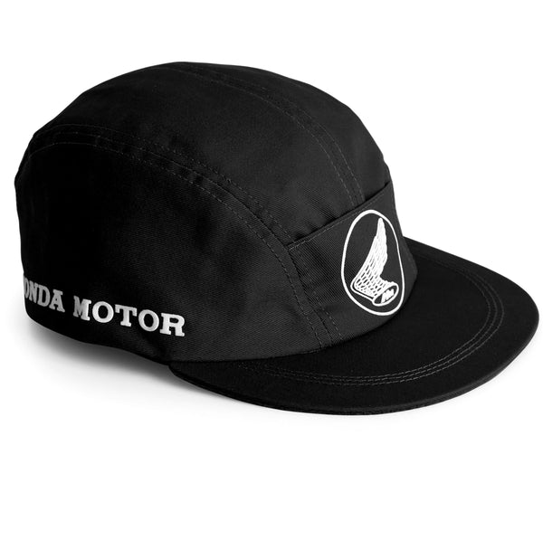 Black cap with Honda Motor logo on a white background