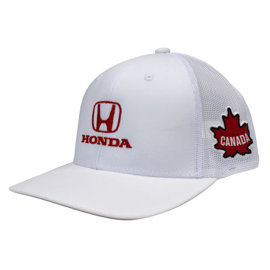 Honda Canada Mesh Hat – White & Red