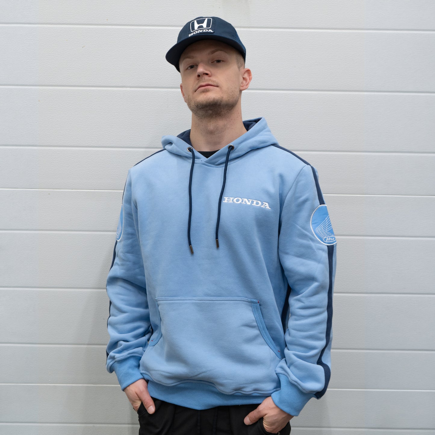 Honda Racing Team Hoodie (1968) - Blue - Honda Vintage Culture