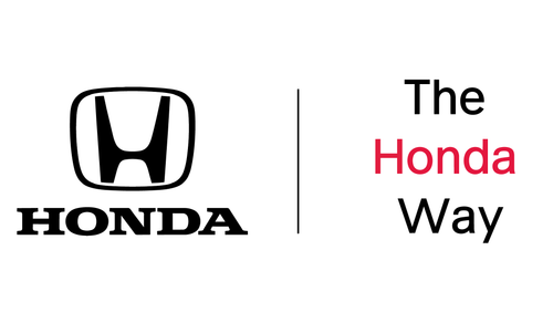 Honda logo with 'The Honda Way' text on a white background
