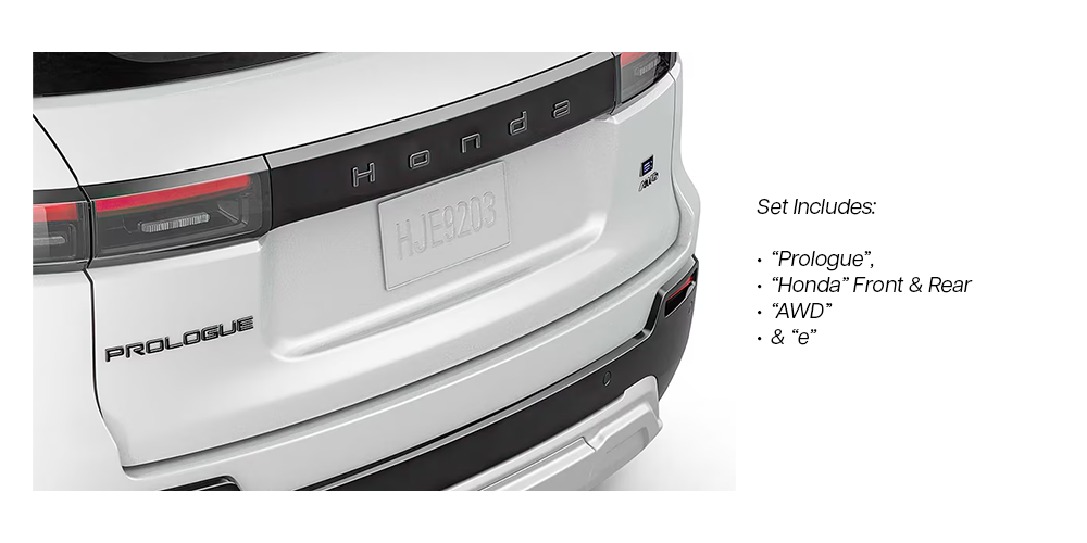 Prologue 2025 Exterior Accessories