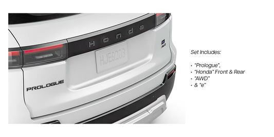 2026 Honda Prologue Black Emblem Set (24PRO-EMB1)
