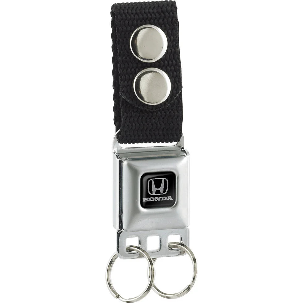 Keychain - Honda - Black - Buckle-Down